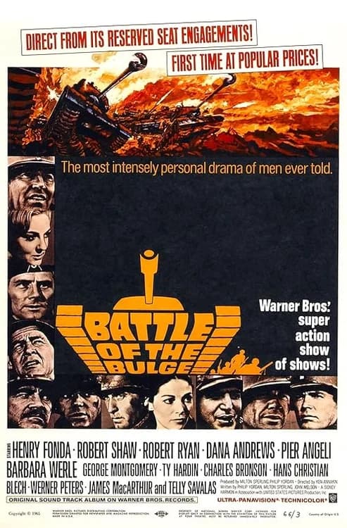 Battle of the Bulge film posteri