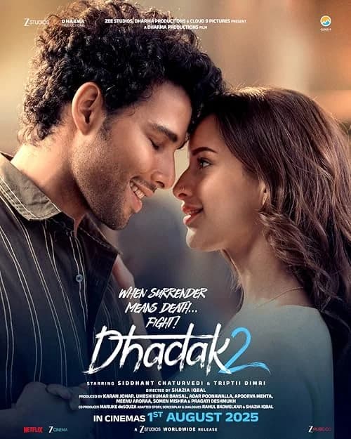 Dhadak 2 film posteri
