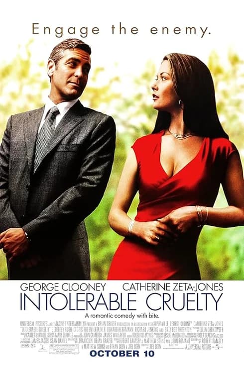 Intolerable Cruelty film posteri