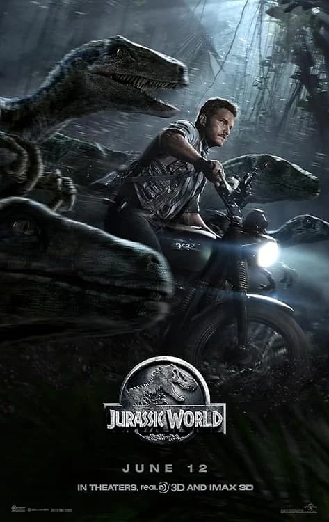Jurassic World film posteri