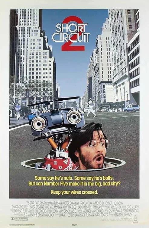 Short Circuit 2 film posteri