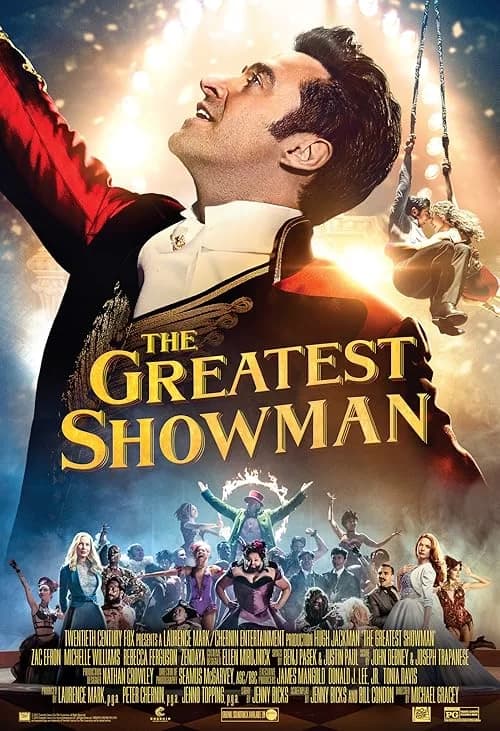 The Greatest Showman film posteri