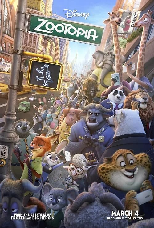 Zootopia film posteri