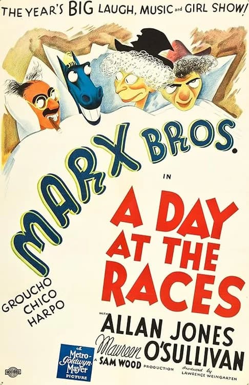 A Day at the Races film posteri