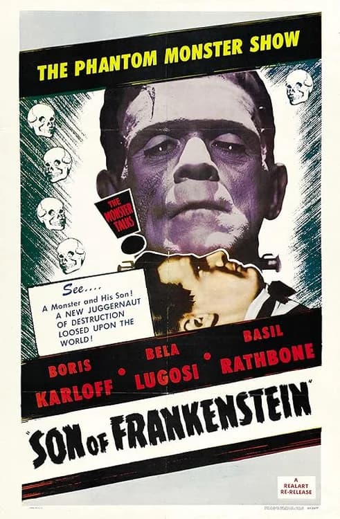 Son of Frankenstein film posteri